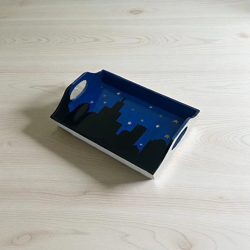 Handmade City Skyline Trinket Dish